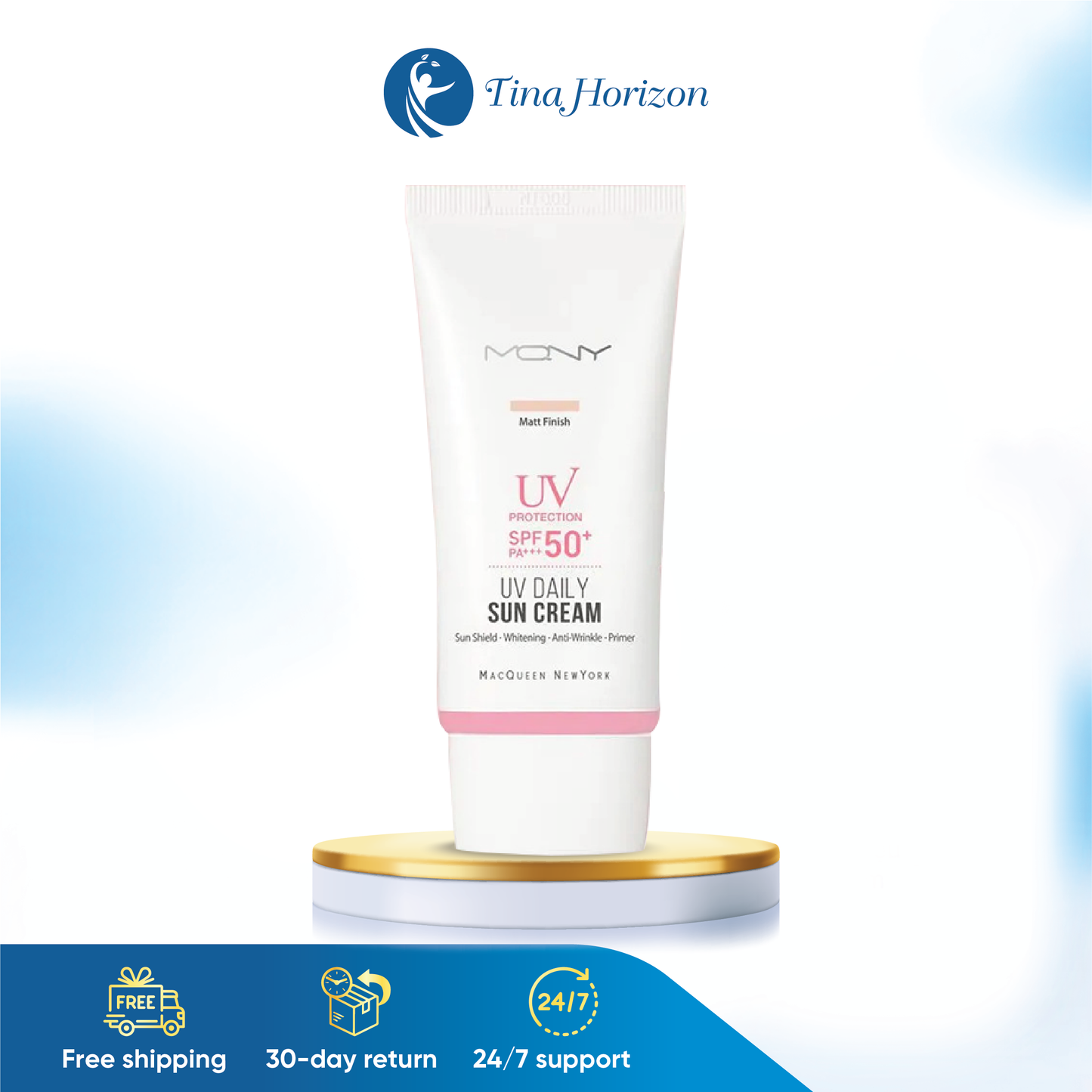 Kem Chống Nắng MACQUEEN New York Kiềm Dầu SPF50+ PA+++