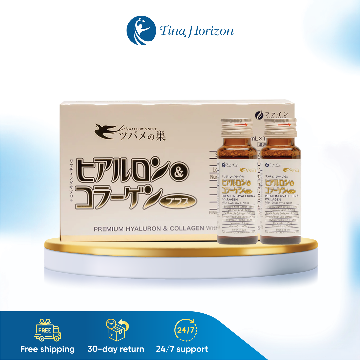 Nước uống Collagen Tổ yến Cao cấp Fine Japan