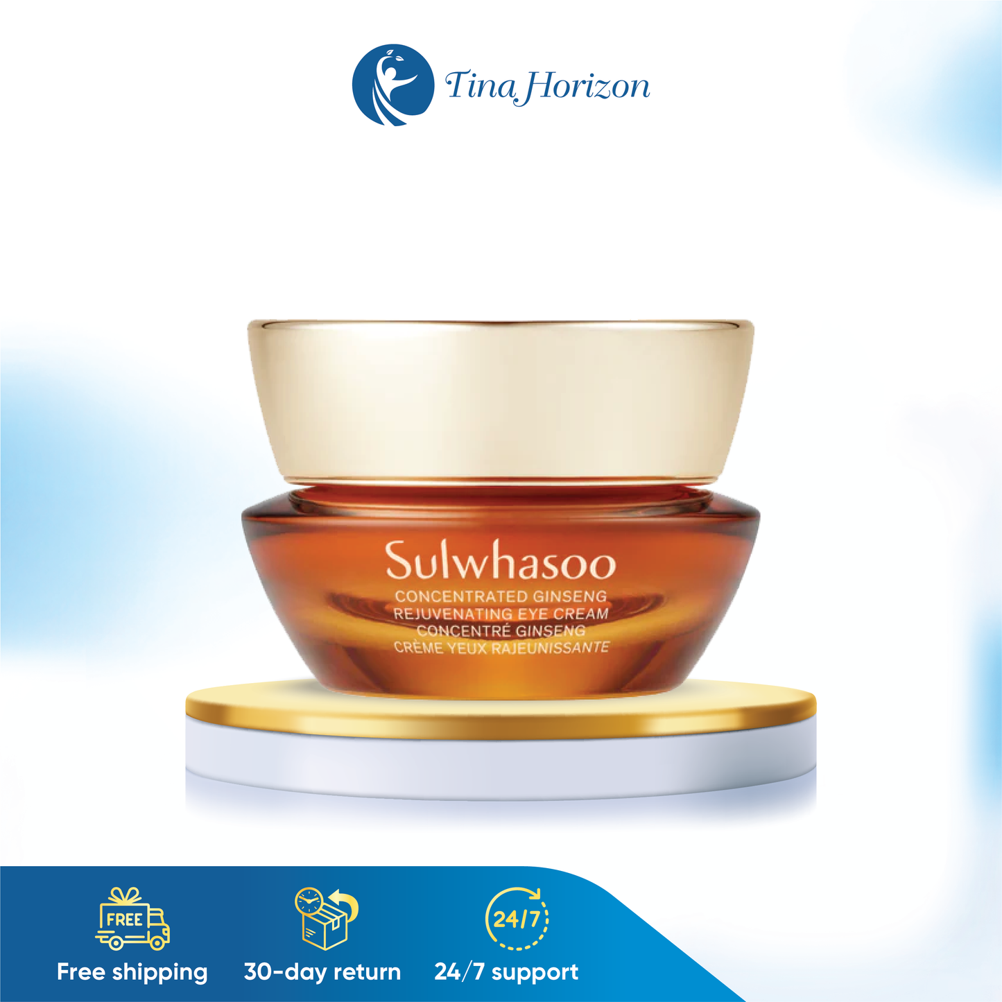 Kem Dưỡng Mắt Chống Lão Hóa Sulwhasoo Concentrated Ginseng Rejuvenating Eye Cream